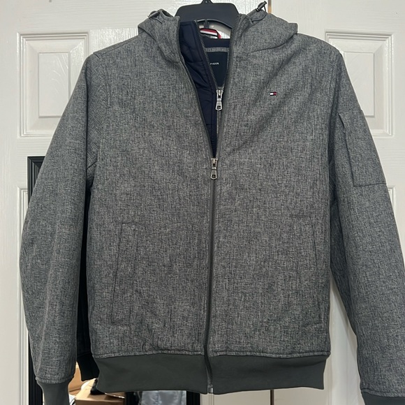 NWOT Tommy Hilfiger soft shell active filled bomber jacket - Picture 1 of 6